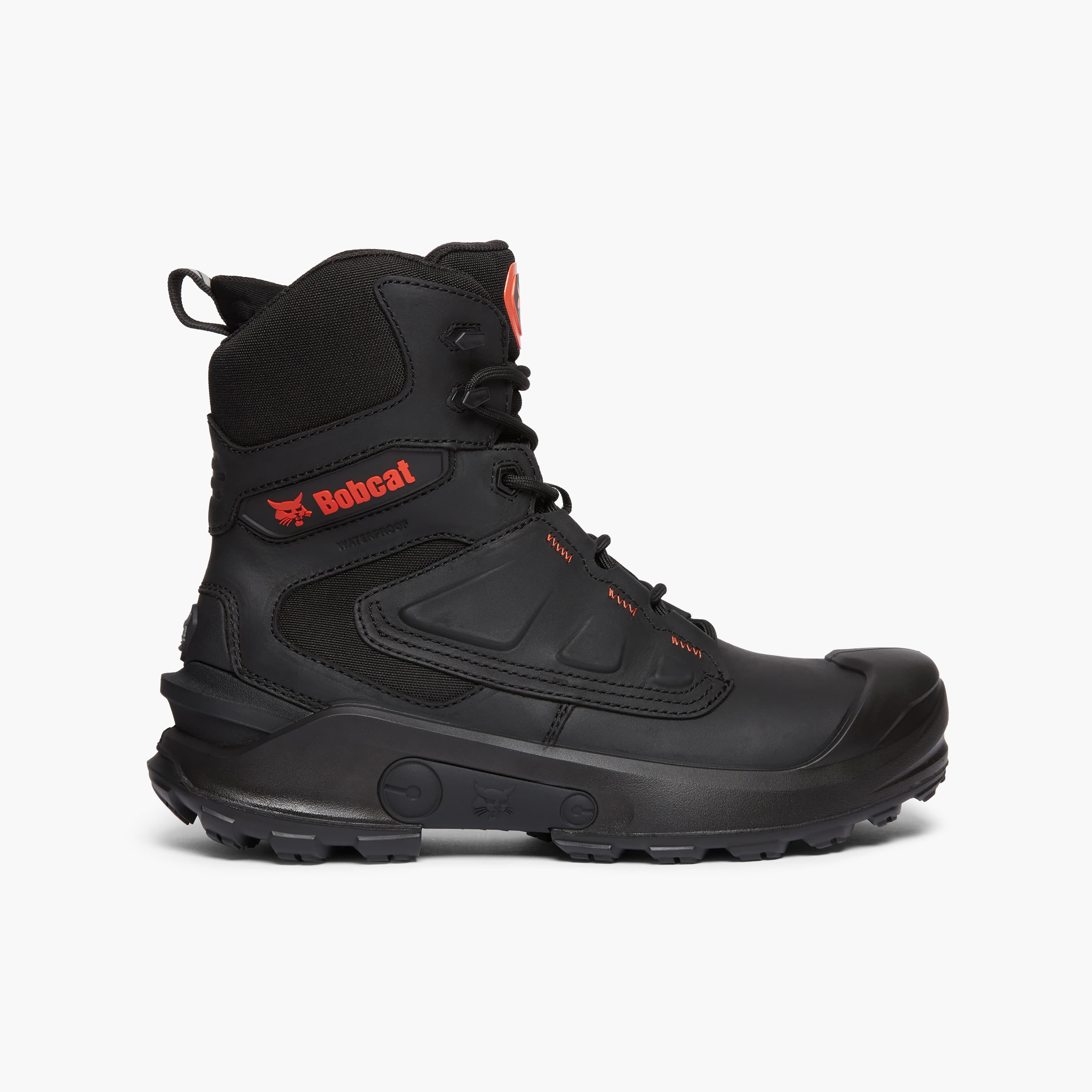 Bobcat Granite 8" Waterproof Boot S7L, Black