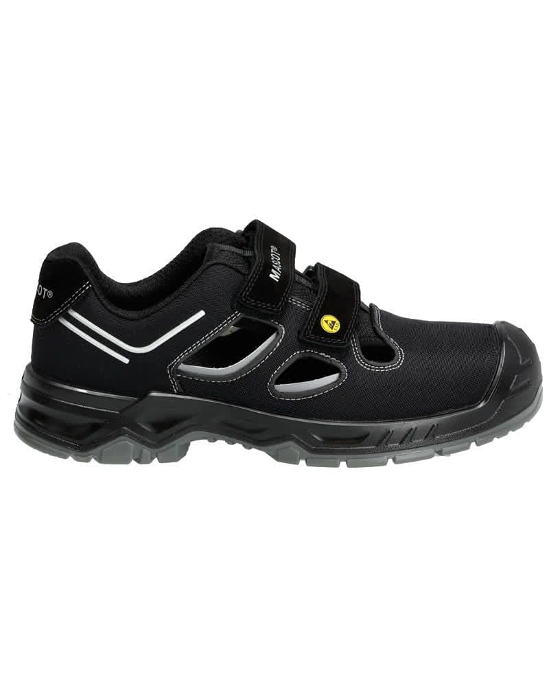 Mascot Flex F0100 Safety Sandal S1PS, Black/Silver